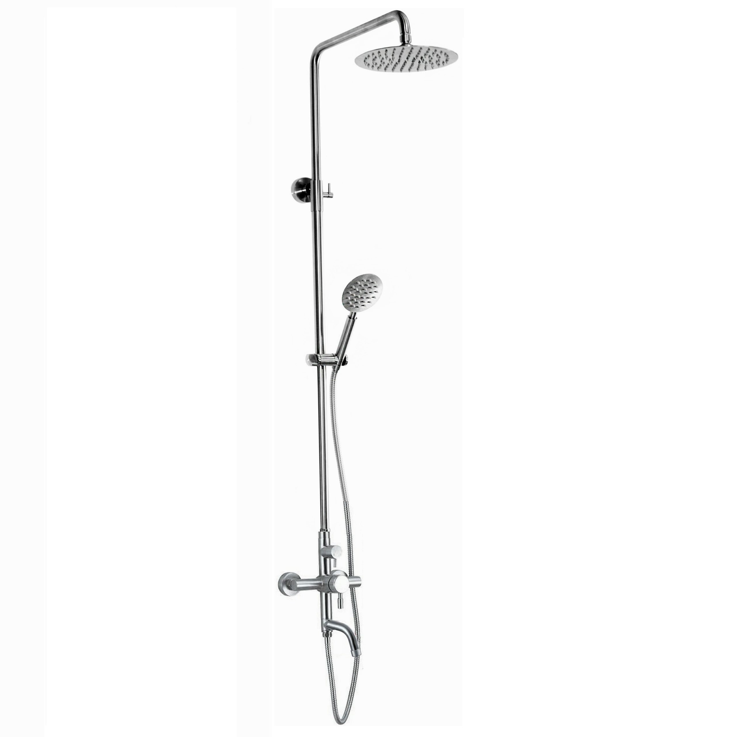 Outdoor Shower Co. Offers Wall Mount and Free-Standing Showers