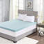 Surmatelas en mousse à mémoire de forme hypoallergénique et gel rafraîchissant de 3 pouces avec housse de refroidissement amovible lavable à la machine, certifié Oeko-Tex, envers antidérapant