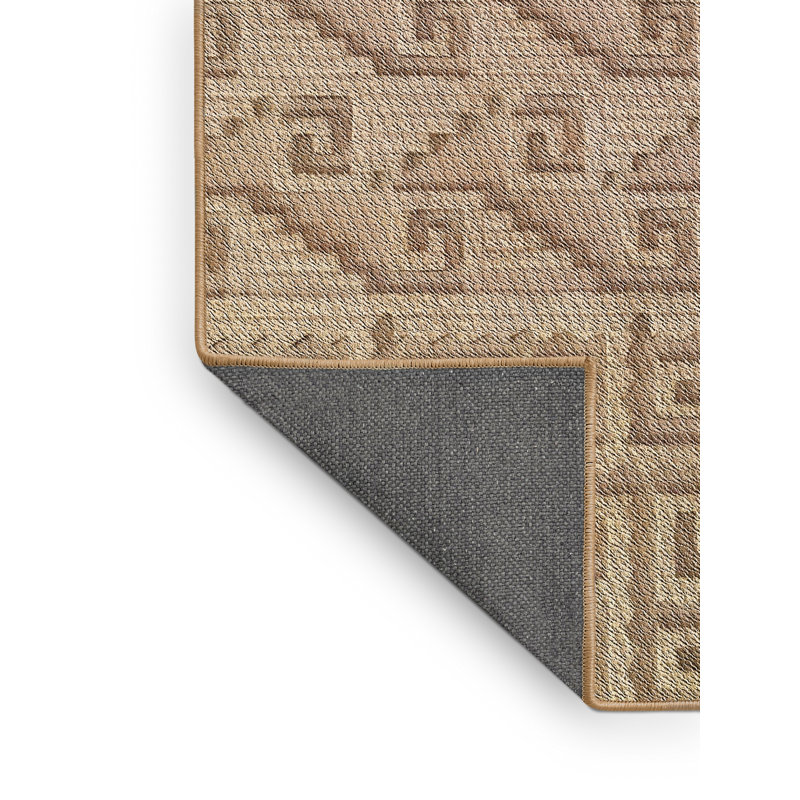 Tapis zone beige à motifs Hessie, Rectangle 5 pi x 7 pi
