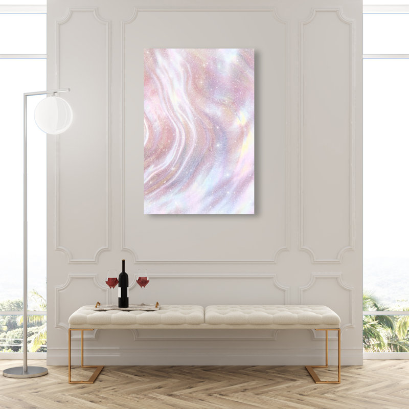 Iridescent Wave Print by Oliver Gal, 15"H x 10"W, Gallery Wrapped