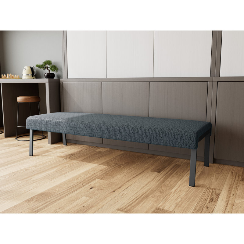 Structure en métal 3 places Waterfall, Caliente Adler - tissu de designer, Gris anthracite