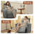 40" Wide Power Swivel Recliner with USB Charging Faux Fur Rocking Barrel Chair-1548512528