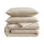 Ensemble d'édredon réversible en fourrure beige Laura Ashley-130704012-132928005