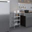 18 po X 18 po Table en acier inoxydable avec trois tablettes inférieures-117042489