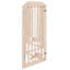 Archie & Oscar Dog Gate With Door Foldable 6 Panels Brown 480 Cm Poplar Wood-1059188470-1059188467
