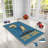 Luxurious Area Rug (4 ft x 6 ft), 100% Polyester, 740 g/m² | Non-Slip Felt Dot Underside, Laminated Sponge for Comfort | Antibacterial, Easy to Clean, Machine Washable at 86°F | Perfect for Living Room & Bedroom Décor-763093010