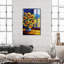 Fenêtre, tournesols II - Impression sur toile-80844265-80844271
