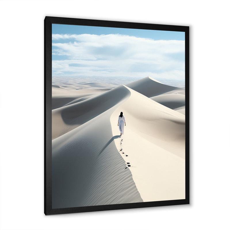 Beach Coastal Reverie I - Imprimé, Cadre d'angle fermé noir, H 20 po x l 12 po x P 1 po