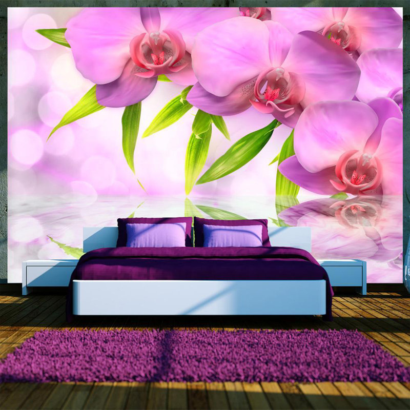 Floral Wall Mural, 27" L x 39" W