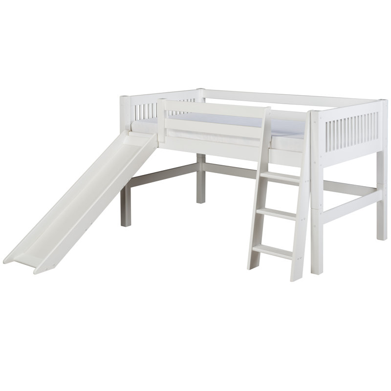 Lit mezzanine Fradin, Simple, Blanc