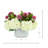 Hydrangea and Dahlia Arrangement in Ridged Vase