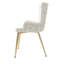 Velvet Upholstered Metal Armchair-526415816-526415819-526415818
