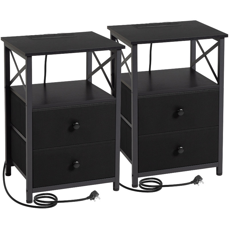 Metal Bedside Table
