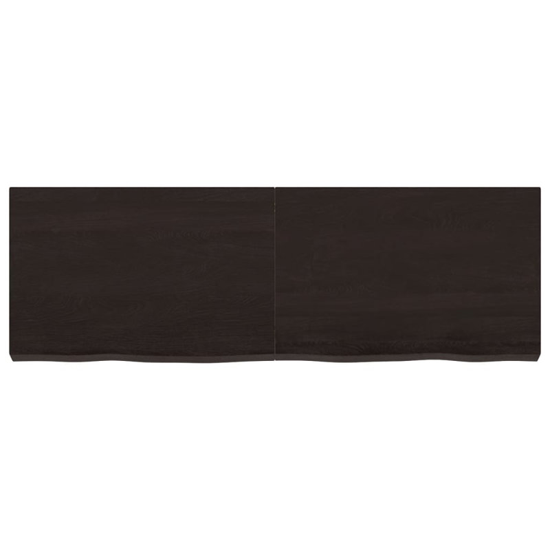Vidaxl Wall Shelf, 6cm H x 120cm W x 40cm D, Dark Brown