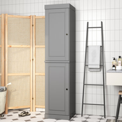 16.5" W Solid Wood Bathroom Cabinet