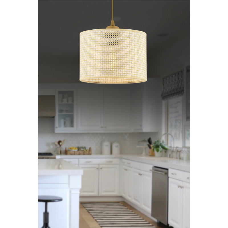 Lustre, Crème, H 13,78 po x l 13,78 po x P 9,92 po