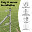 Galvanised Steel Border Fencing-1186892223-1186892197