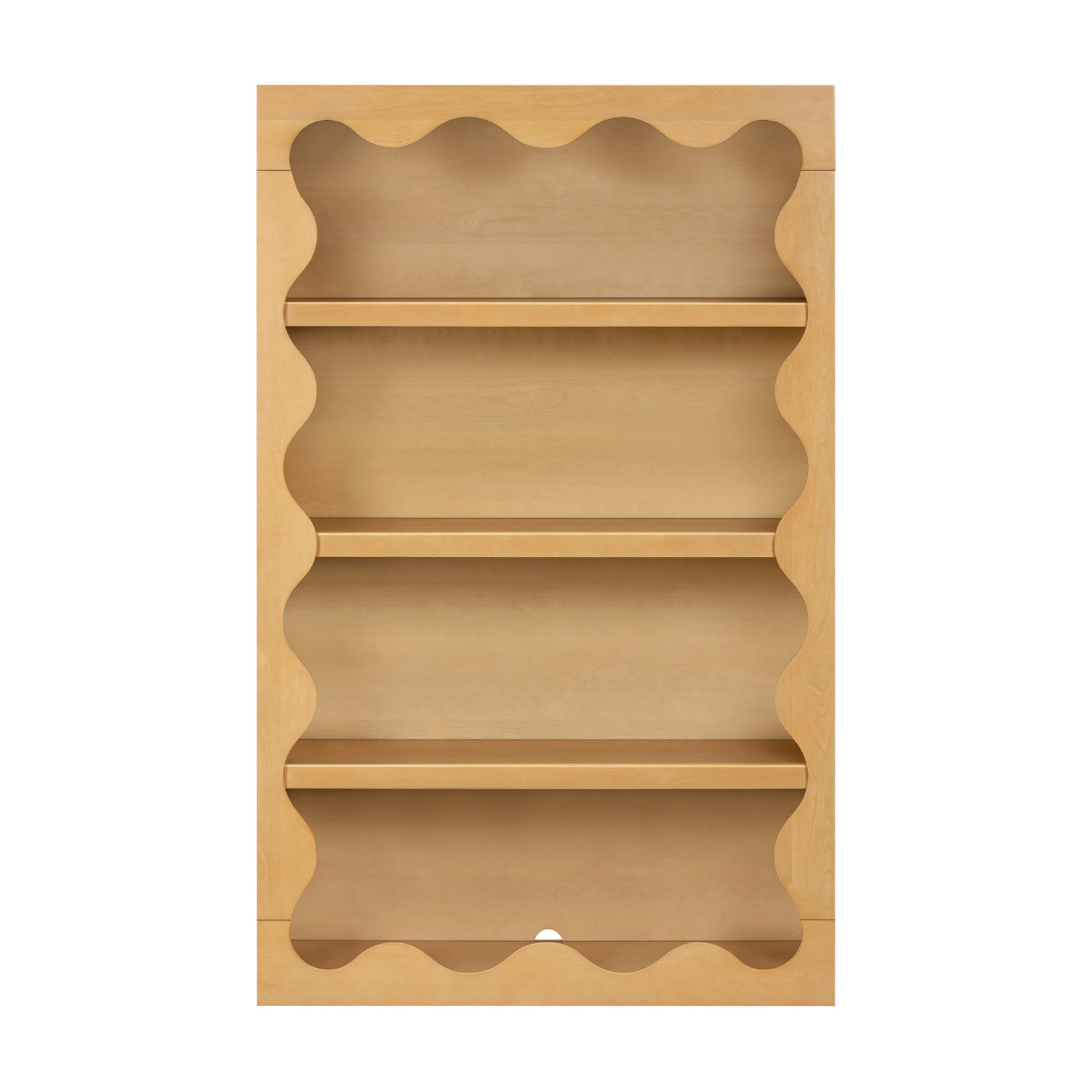 Lido Wave Bookcase, Honey