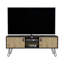 Tv Stand B Magness, Living Room, Black / Macadamia