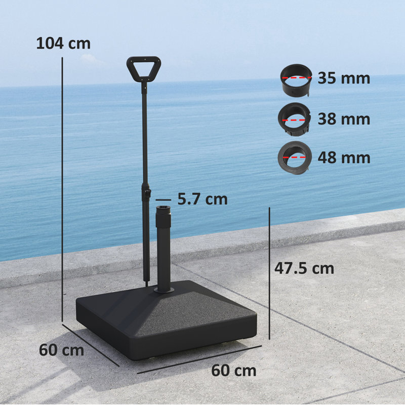 7kg HDPE Umbrella Base