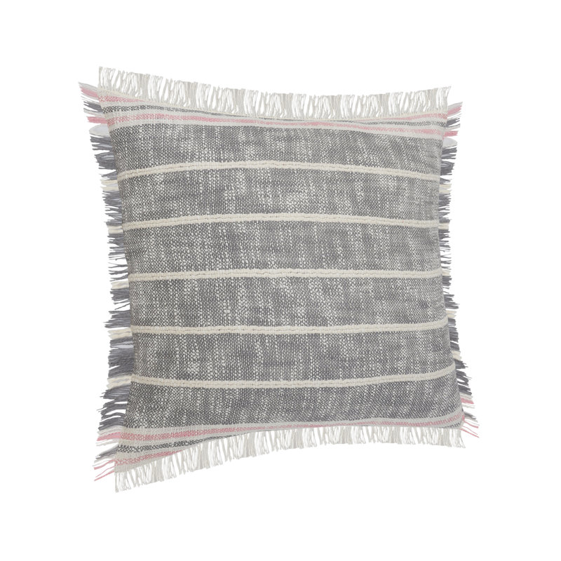 Basha Square Cotton Throw Pillow