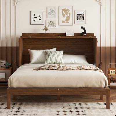 Versatile Murphy Bed with Multiple Functional Features by Red Barrel Studio