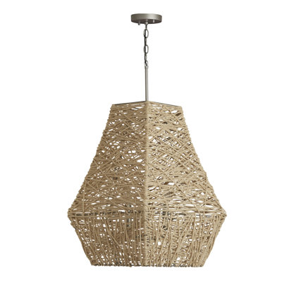 4 - Light Dimmable Geometric Chandelier
