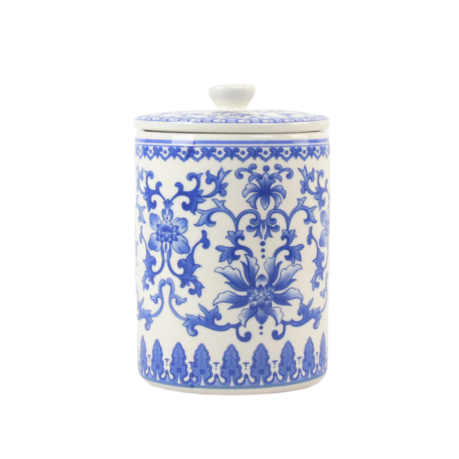 Clemon Floral Porcelain China Canister - Set of 3