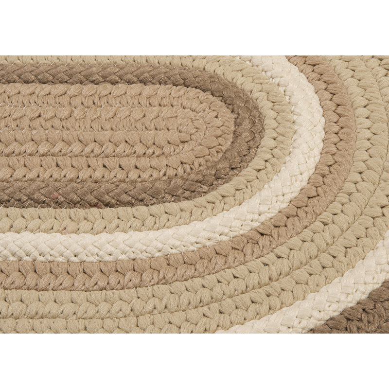 Mckaufman Striped Indoor / Outdoor Rug, Oval 11' x 14'