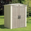 Remise de rangement pour l'extérieur en résine durable de 6 pi x 3 pi avec portes doubles Keter Factor pour meubles de jardin et outils de jardin, brun