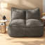 Canapés à compression, fauteuil à billes compact en lin et coton pour la maison