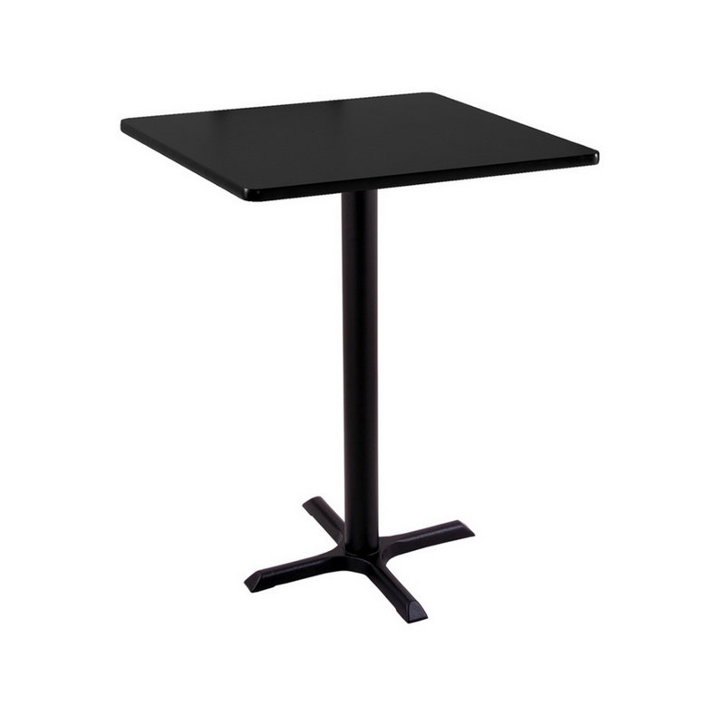 30" Square, Pedestal Dining Table, Bar Height (42" Height)