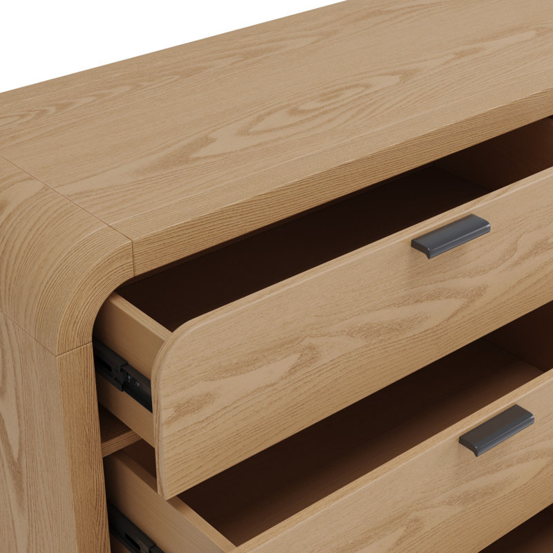 28 W Bedside Table, Timber