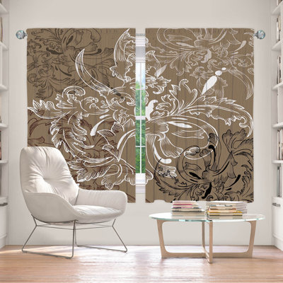 Delaughter Room Darkening Curtains / Drapes Pair