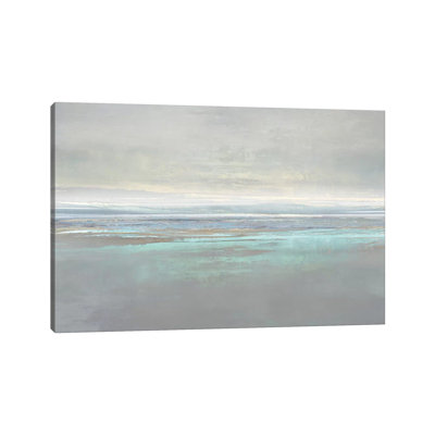 Aqua Reflection by Jake Messina - Wrapped Canvas Painting