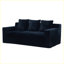 Canapé en velours côtelé 72,2 pouces | Aucun assemblage requis | Conception à assise profonde | Conception compacte adaptée aux appartements | Sièges ultra-confortables | Convient à une chambre à coucher-31376088