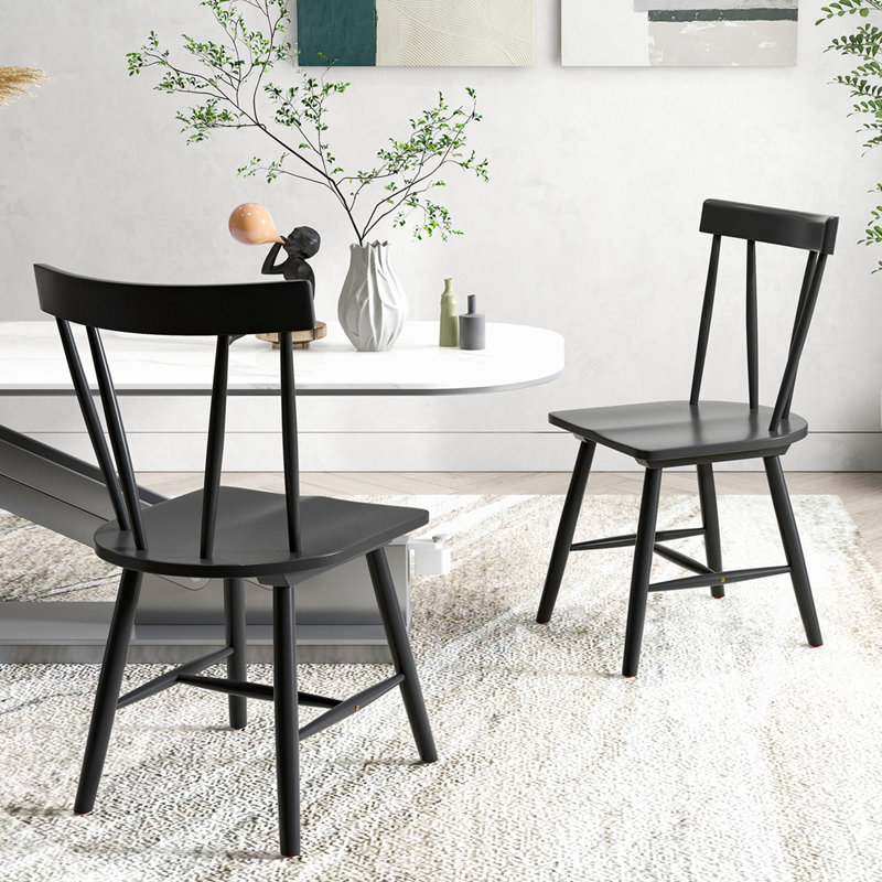 Chaise d'appoint Vargo, Noir