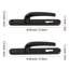 1 Pair Aluminum Alloy Door Handles without Lock Cylinder