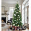 6ft Green Lighted Artificial Slim Pencil Christmas Tree
