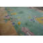 Tapis art déco chinois antique de couleur écume de mer
