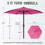  Parasol de marché 9 pi -747197777