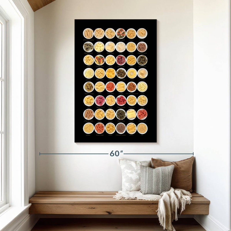 Yarlin Pasta Sampler, 48" H x 32" W