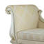 Chaise longue en tissu avec 2 coussins