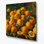 Art mural en métal brun Fruit Cocona