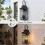 Applique murale extérieure noire Dusk to Dawn-135955025
