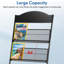 147cm H x 63cm W Iron Bookcase