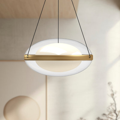 Luminaire suspendu géométrique 1 lumière DEL Virgo