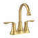 Centerset 2-handle Bathroom Faucet with Drain Assembly