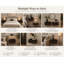 Ensemble de 2 tables de chevet murales flottantes Custer pour chambre à coucher Custer-433638248