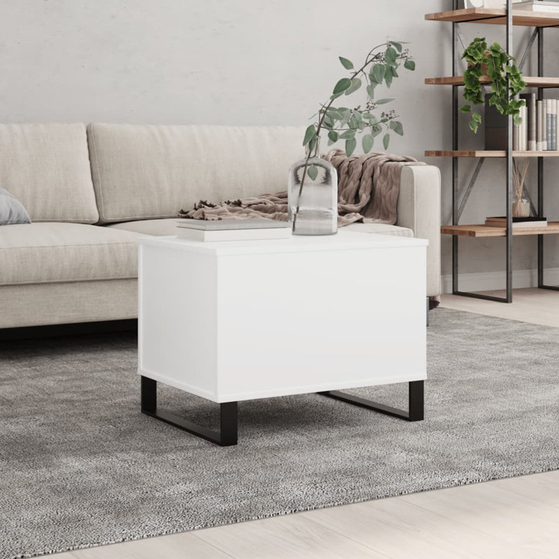 Morlon CoMorlon Sled Coffee Tableffee Table, White